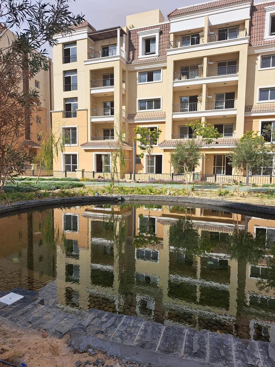 club view apartment Sarai Compound, New Cairo,8004