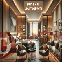 Suite with hotel finishing in Ray Residence Compound, New Capital, with installments over 10 years