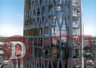 Hotel apartment in Tycoon Tower under the management of Grand Millennium, installments over 8 years after delivery