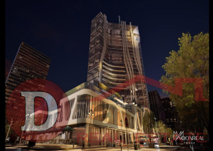 A fully finished clinic with air conditioning in the Moonreal Tower, New Capital, in the tourist towers area, with no down payment.