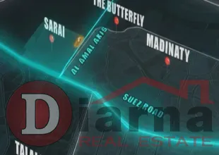 خريطة-D2N-Mall-Sarai-New-Cairo