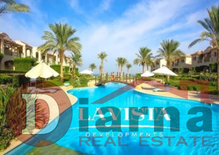 own  chalet 150-square-meter with a garden in La Vista Topaz Village , Ain Sokhna with a 10% down payment and up to 8 years of installments. Delivery in 2028.